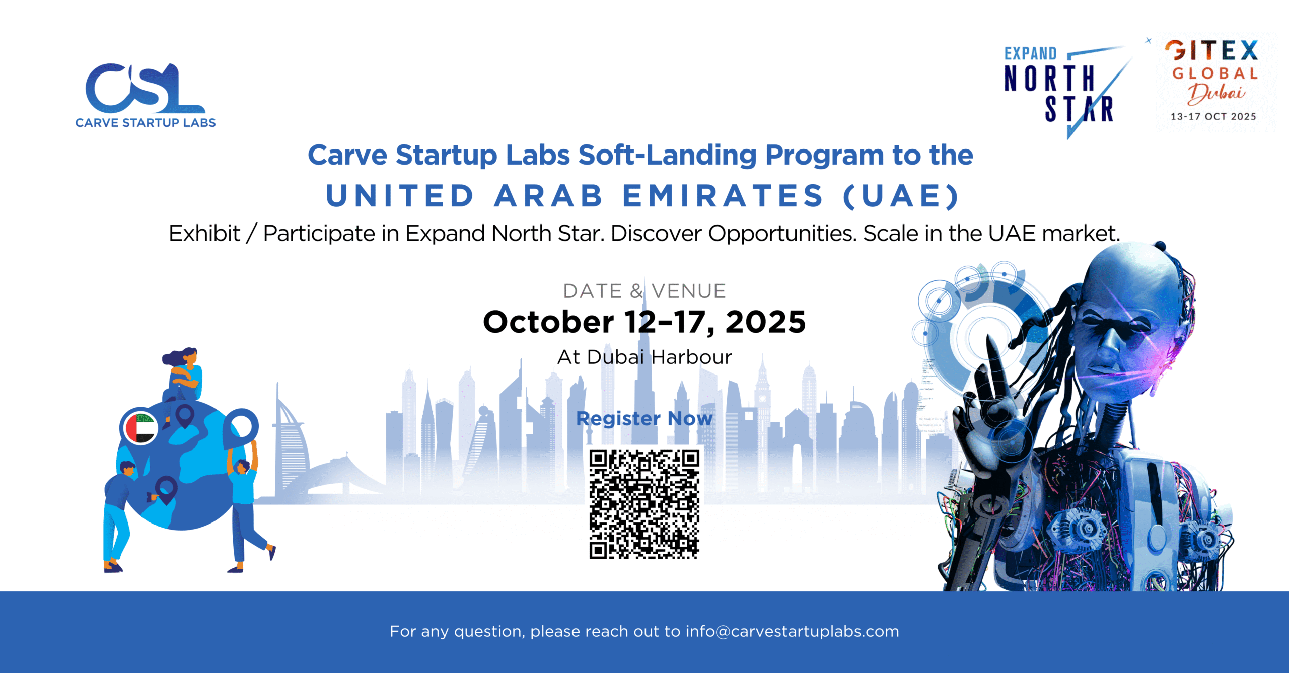 Carve Startup Labs Soft Landing Program to the Expand North Star – GITEX Global 2025 & Explore the UAE Ecosystems