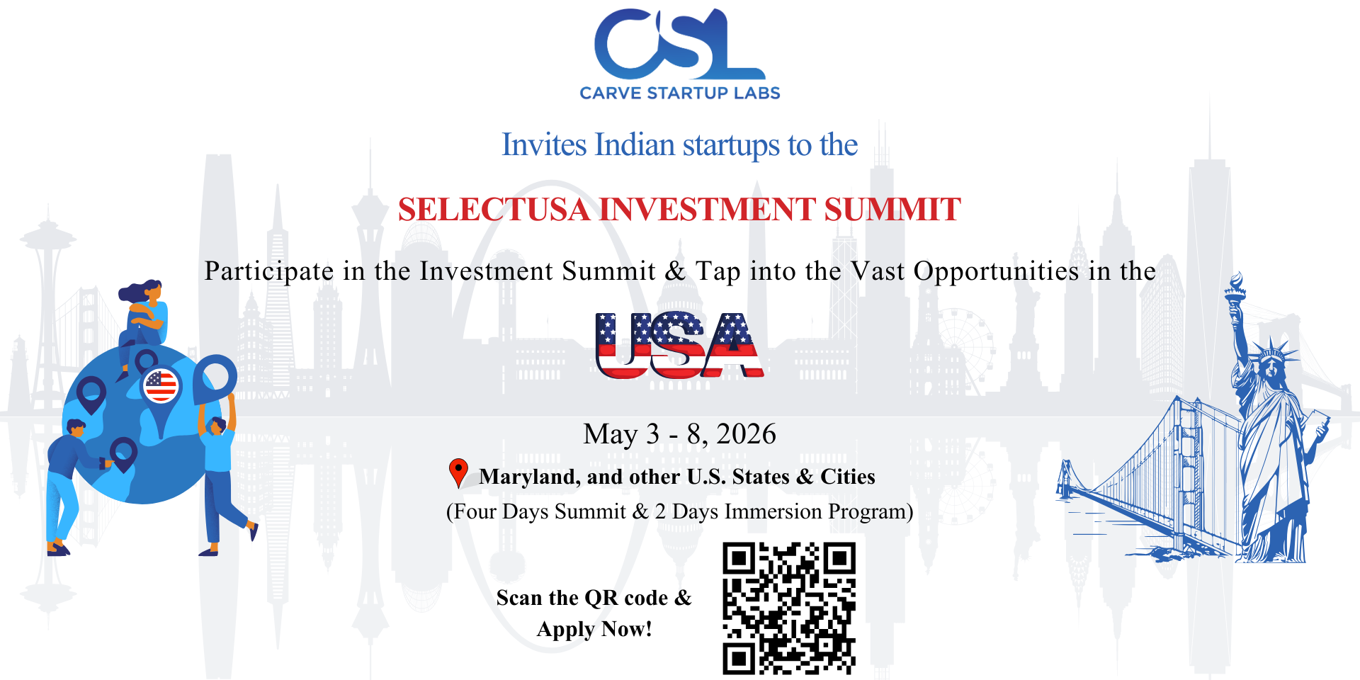 2026 select usa carve startup labs Indian startup Delegation to the selectUSA investment summit