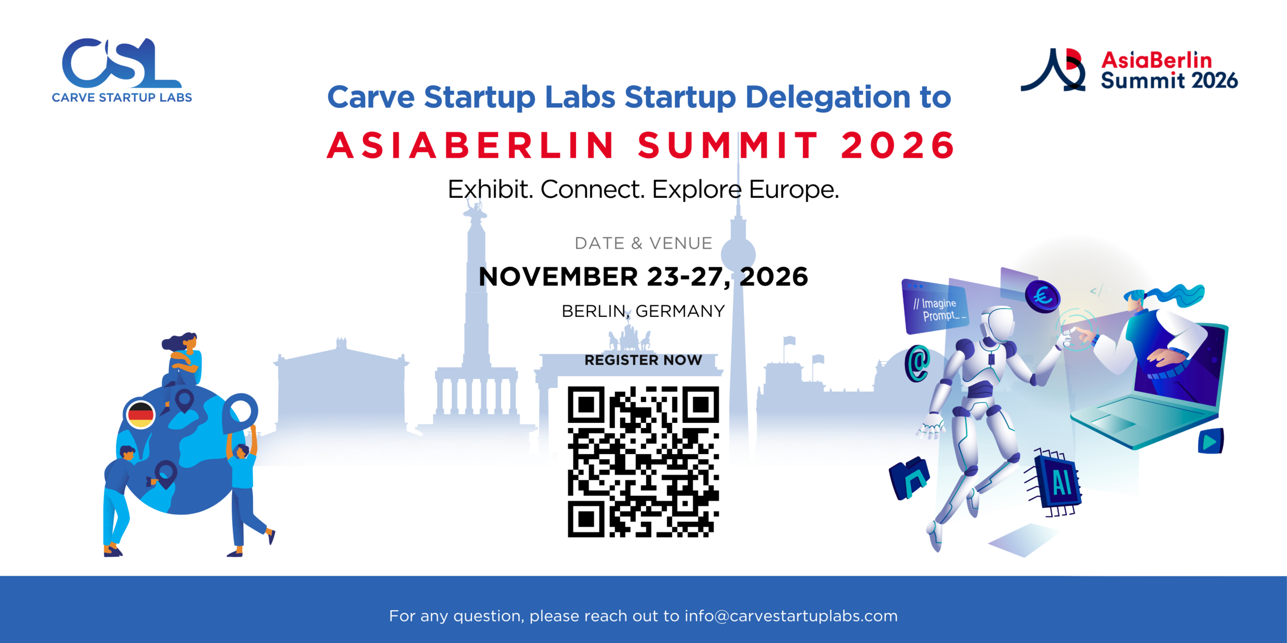 Carve Startup Labs Startup Delegation to asiaberlin summit 2026