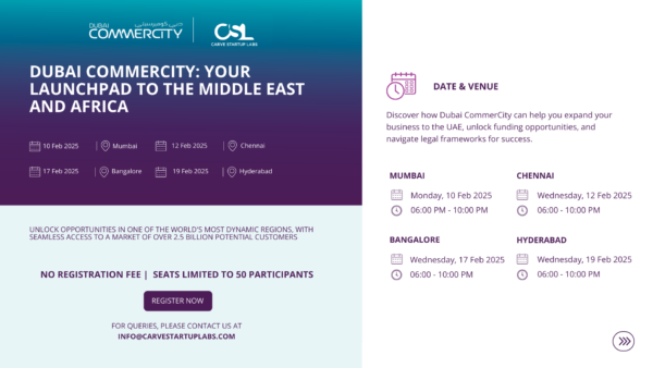 Opportunity to Connect with Dubai CommerCity: Your Launchpad to the Middle East and Africa!